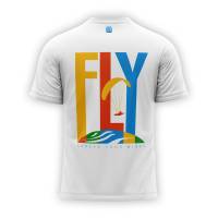 Футболка белая с принтом унисекс артикул FUT019