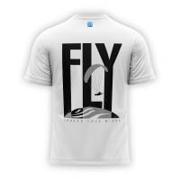 Футболка белая с принтом унисекс артикул FUT020